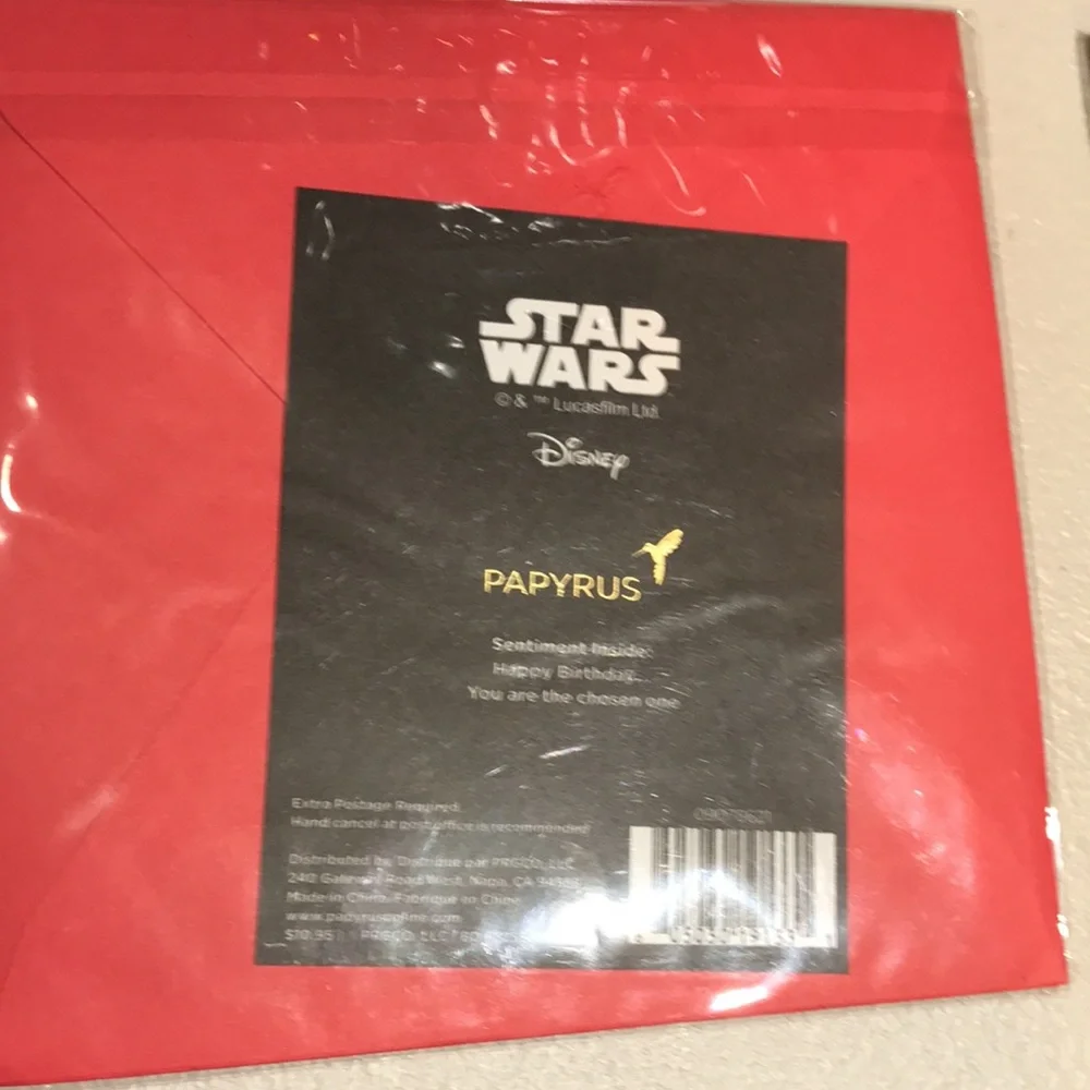 NWT Disney Star Wars Greeting Cards Bundle of 3